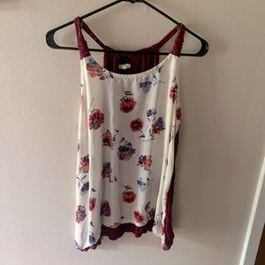 Dressy Floral Tank